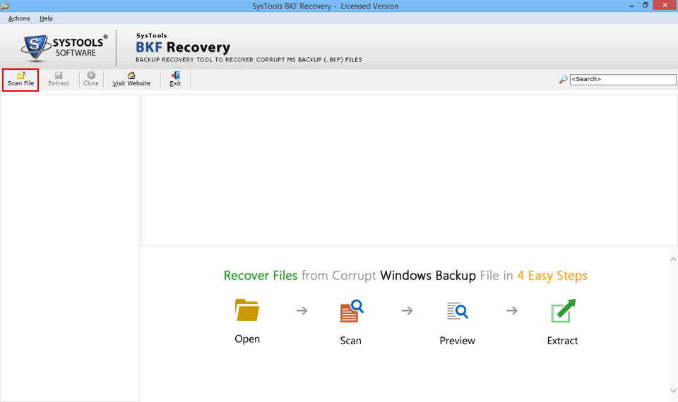 Restore Corrupt NTBackup Files